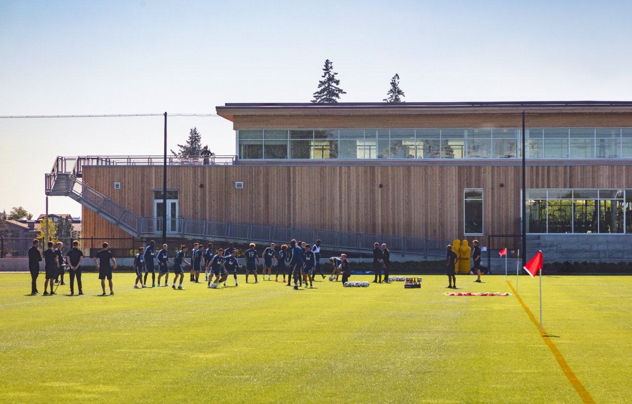 training facility and play field.