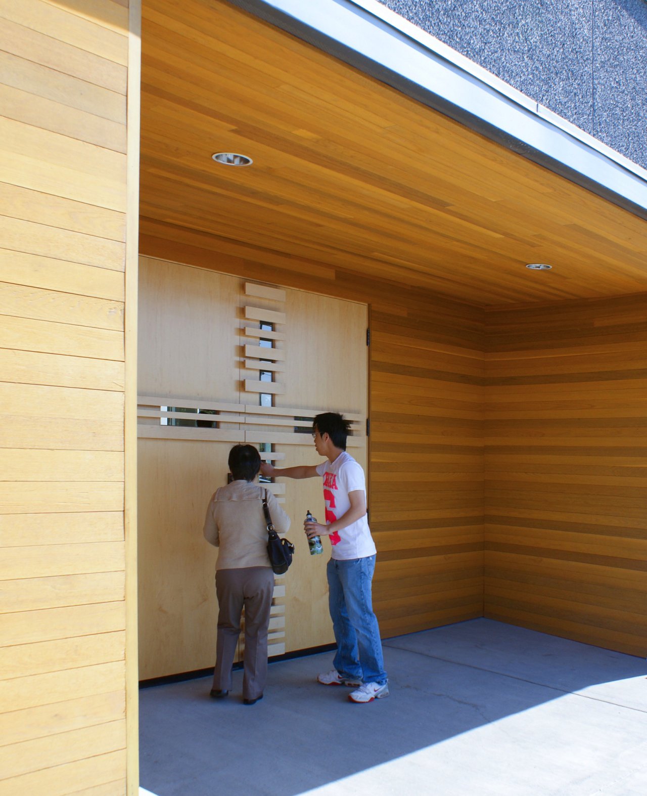 entrance.